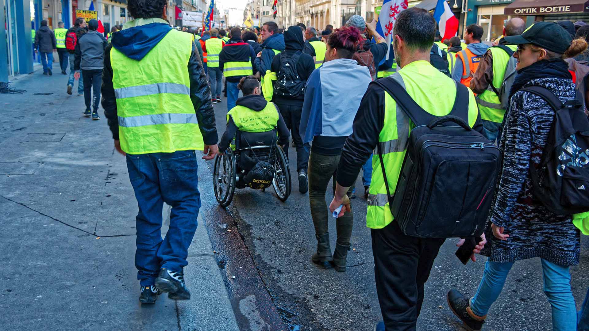 Manifestation des Gilets jaunes le  23-fev-2019 